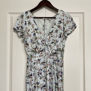 American Eagle Floral Dress with Cut Outs